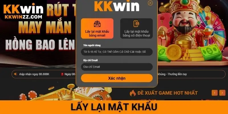 Lấy lại mật khẩu